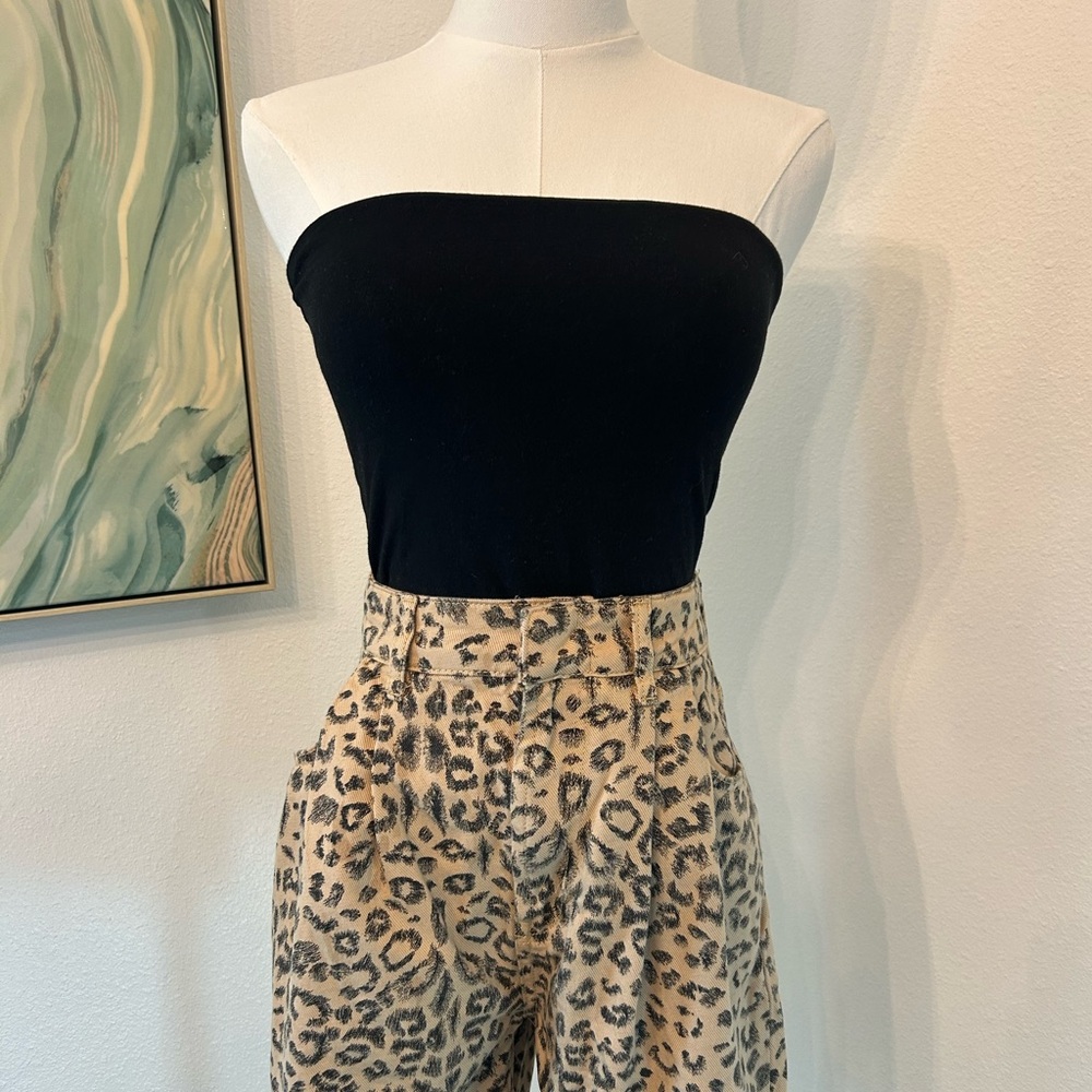 We the Free Bermuda Animal Print Shorts